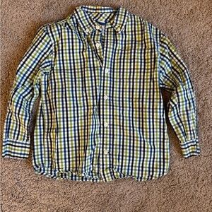 Gymboree Kids Checkered Button-Down Shirt - Blue, Green, White